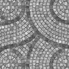 Коврик аквамат в ванную 65см Камни мозаика