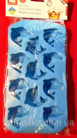 Форма для льда и шоколада "Дельфины"