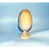 Яйцо пасхальное деревянное на подставке 12,5см