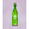 Бутылка  с бугельной пробкой 1л зеленого цвета