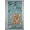 Кухонное полотенце лен-рогожка "Тигр" 50х26см