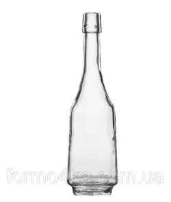 Бутылка прозрачная Гусь с бугельной пробкой 500мл