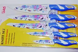 Набор ножей с покрытием 5шт Frico FRU-913 синие