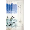 Штора для ванной комнаты MIRANDA black dolphin