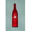 Бутылка  с бугельной пробкой 1л красного цвета