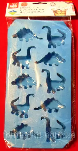 Форма для льда и шоколада "Динозавры"