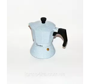 Кофеварка гейзерная алюминиевая  на 3 чашки индукция