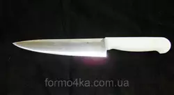 Кухонный нож с белой ручкой 8"