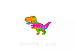 Игрушка Попит Popit Радужный Динозавр