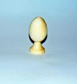Яйцо пасхальное деревянное на подставке 9см