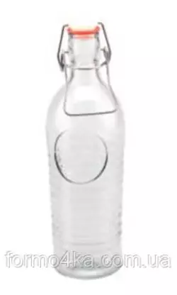 Бутылка стеклянная с бугельной пробкой  1000мл