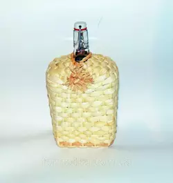 Бутылка с бугельной пробкой 1,75 "Викинг" плетение кукурузой