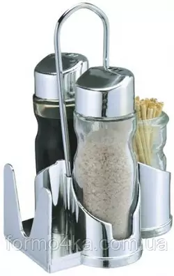 Набор для специй соль,перец,салфетки и зубочистки