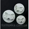 Плунжера для мастики бабочка 3 шт Плунжера для мастики бабочка 3 шт