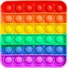 Игрушка Попит Popit Радужный Квадрат Игрушка Попит Popit Радужный Квадрат