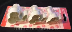 Плунжера для мастики вишня 3 шт Плунжера для мастики вишня 3 шт