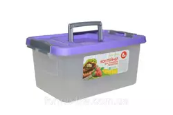 Контейнер для пищевых продуктов 8л С206П ФІОЛ Контейнер для пищевых продуктов 8л С206П ФІОЛ
