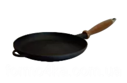 Блинница с деревянной ручкой (d=260 мм, h=25 мм) Блинница с деревянной ручкой (d=260 мм, h=25 мм)