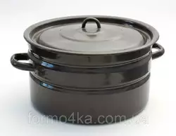 Бак эмалированный с крышкой, 14 л (коричневый) Бак эмалированный с крышкой, 14 л (коричневый)