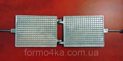 Форма для выпечки вафель прямоугольных Форма для выпечки вафель прямоугольных