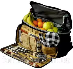 Набор для пикника Скаут с изотермической сумкой 10.5л (42*25*23см)