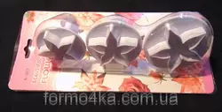 Плунжера для мастики цветок 3 шт Плунжера для мастики цветок 3 шт