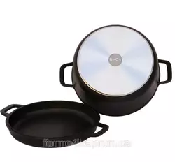 Кастрюля со стеклянной крышкой 4л MR-4224 Кастрюля со стеклянной крышкой 4л MR-4224