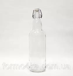 Бутылка litva с бугельной пробкой 1 литр прозрачная Бутылка litva с бугельной пробкой 1 литр прозрачная
