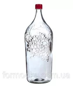 Бутылка  2л "Виноград" с пластиковой крышкой Бутылка  2л "Виноград" с пластиковой крышкой