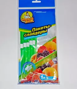Пакеты-слайдеры для хранения и заморозки, 1 л, 5 шт Пакеты-слайдеры для хранения и заморозки, 1 л, 5 шт