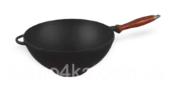 Кастрюля WOK с деревянной ручкой (d=260 мм, h=120 мм, V=3,5л) Кастрюля WOK с деревянной ручкой (d=260 мм, h=120 мм, V=3,5л)