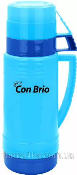 Вакуумный термос со стеклянной колбой Con Brio 600мл Вакуумный термос со стеклянной колбой Con Brio 600мл