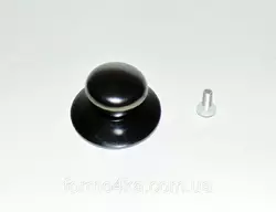Ручка для крышек пластиковая черная Ручка для крышек пластиковая черная