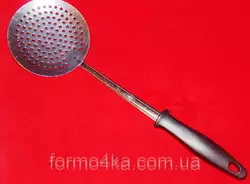 Шумовка с пластмассовой ручкой Шумовка с пластмассовой ручкой