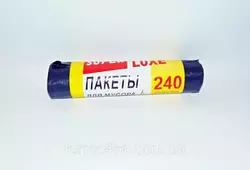 Пакеты для мусора 240л 5 штук Пакеты для мусора 240л 5 штук