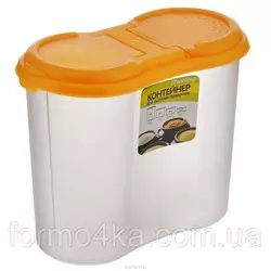 Контейнер для сыпучих продуктов 1,5л С243 ОРАНЖ Контейнер для сыпучих продуктов 1,5л С243 ОРАНЖ