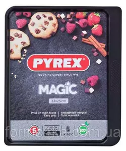 Противень Pyrex Magic 33х25см прямоугольный Противень Pyrex Magic 33х25см прямоугольный