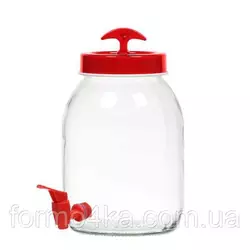 Диспенсер для напитков HEREVIN Vega RED, 3 л Диспенсер для напитков HEREVIN Vega RED, 3 л
