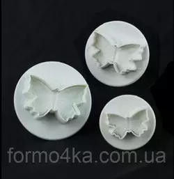 Плунжера для мастики бабочка 3 шт Плунжера для мастики бабочка 3 шт