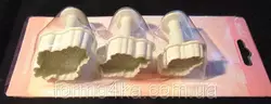 Плунжера для мастики букет 3 шт Плунжера для мастики букет 3 шт
