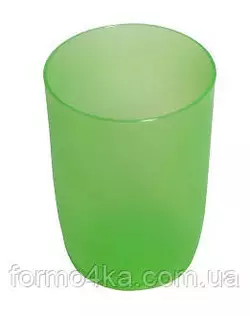 Стакан  пластиковый для напитков 285 мл С26 ЗЕЛ