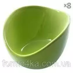 Кокотница для жульена керамика 8шт/наб зеленые Кокотница для жульена керамика 8шт/наб зеленые