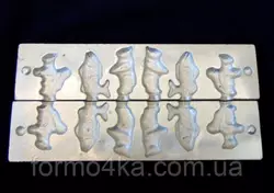 Форма для леденцов рыбки Форма для леденцов рыбки