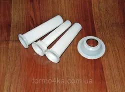 Комплект насадок для колбас 3 шт для мясорубки Комплект насадок для колбас 3 шт для мясорубки