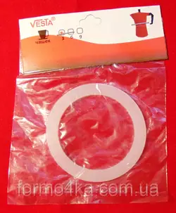 Резинка-прокладка для гейзерной нерж. кофеварки на 2чашки Резинка-прокладка для гейзерной нерж. кофеварки на 2чашки