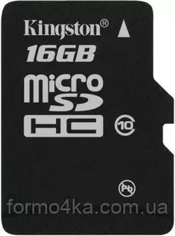 Карта памяти Kingston microSDHC 16 GB Class 10 no adapter Карта памяти Kingston microSDHC 16 GB Class 10 no adapter
