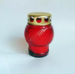 Лампадка большая стеклянная Лампадка большая стеклянная