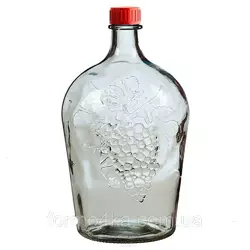 Бутылка с пластмассовой крышкой "Ровоам" 4,5л Бутылка с пластмассовой крышкой "Ровоам" 4,5л