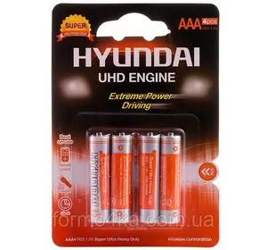 Батарейка Hyundai R3 4 PL 1x4 шт