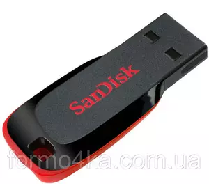 Flash Drive Sandisk USB Cruzer Blade 8 GB Black Red
